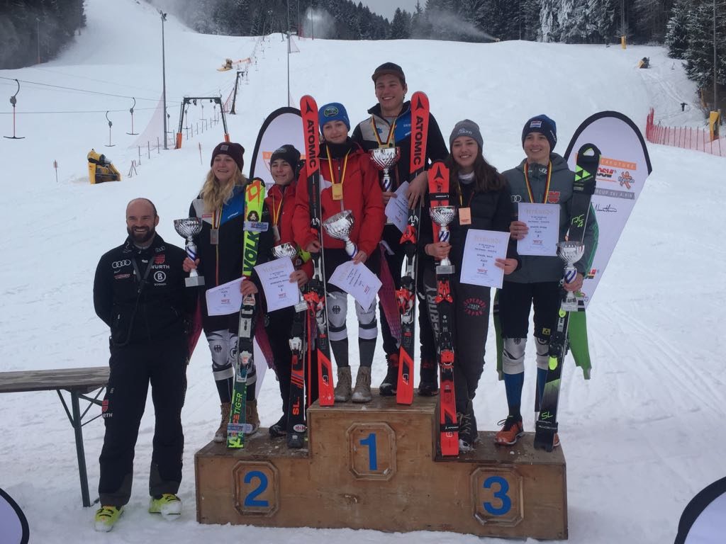 Deutscher Schülercup U16 Slalom am Sonnenbichl, Marinus fährt zweimal auf das Podium!