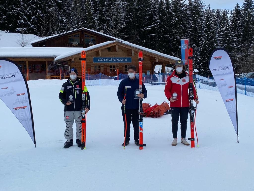 Marinus Sennhofer gelingt im FIS Super-G am Götschen ein Podestplatz